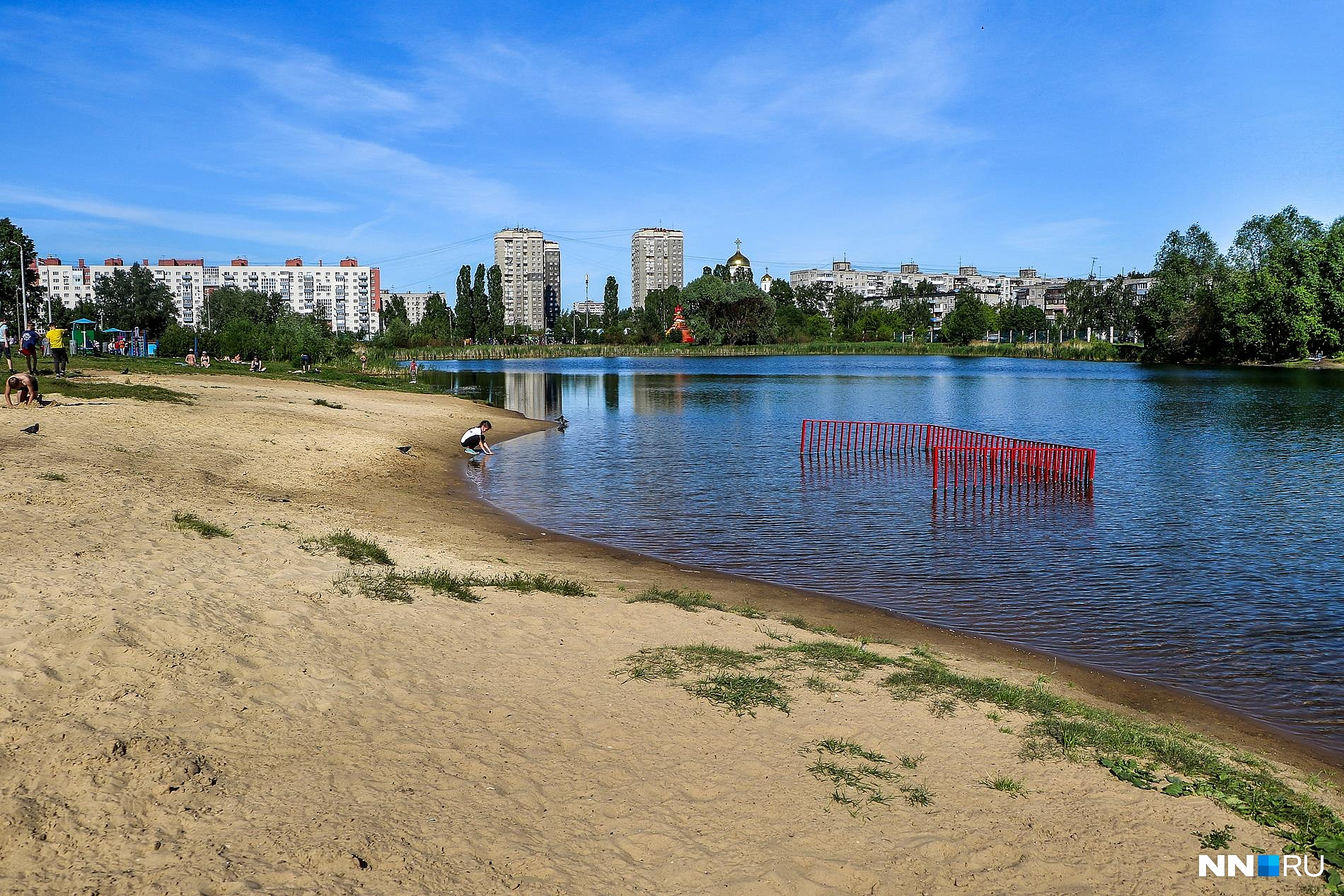 В Нижнем Новгороде открылись три пляжа В Нижнем Новгороде открылись три пляжа