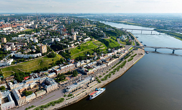 Набережную Оки в Нижнем Новгороде продолжают благоустраивать