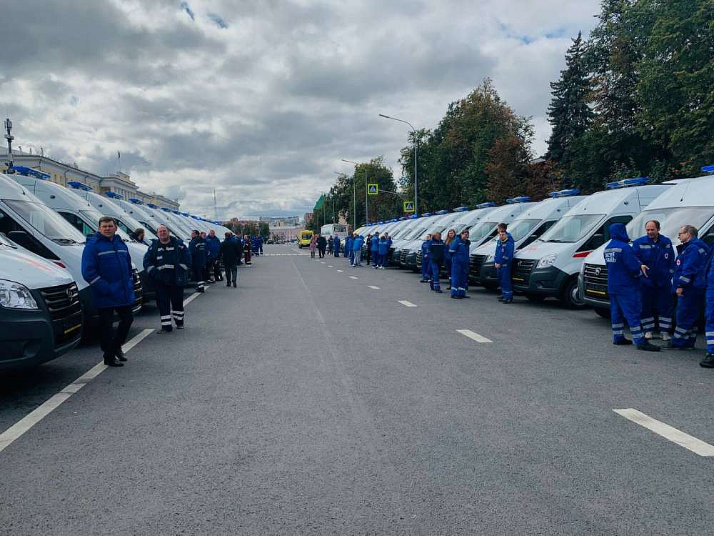 Парк автомобилей «скорой» Нижнего Новгорода пополнили 52 машинами