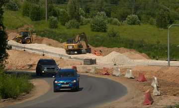 Завершается строительство дороги между ЖК «Анкудиновский парк» и улицей Академика Сахарова